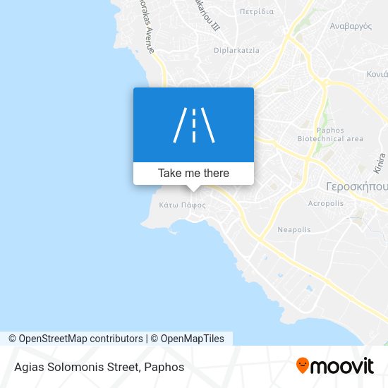 Agias Solomonis Street map