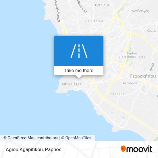 Agiou Agapitikou map