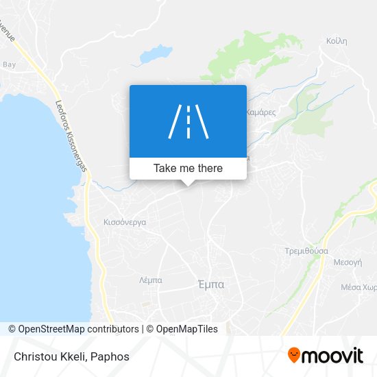 Christou Kkeli map