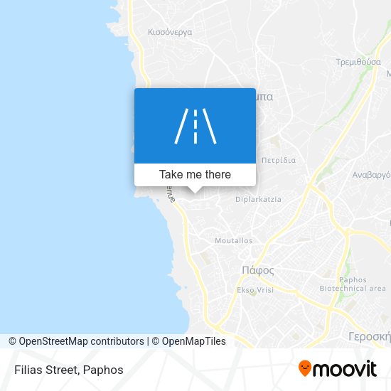 Filias Street map