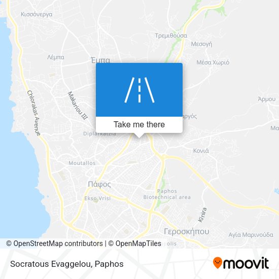 Socratous Evaggelou map