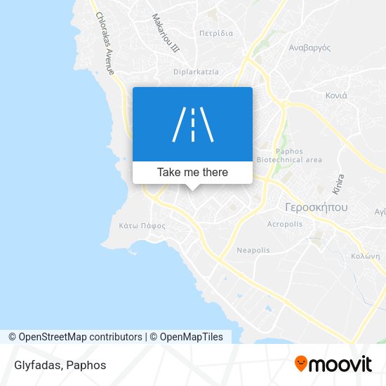 Glyfadas map