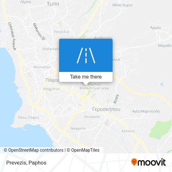 Prevezis map