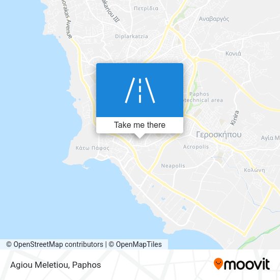 Agiou Meletiou map