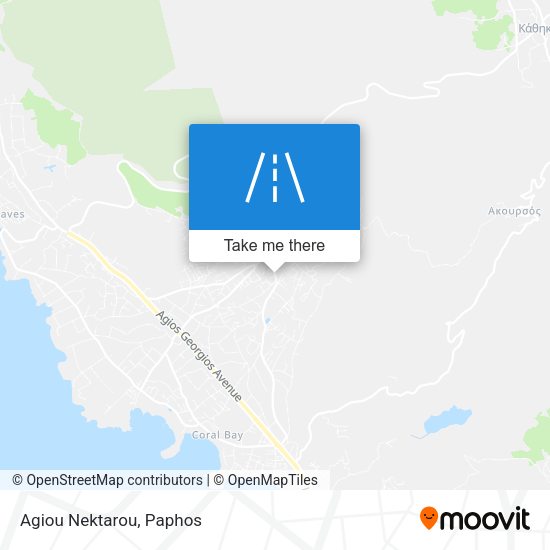 Agiou Nektarou map