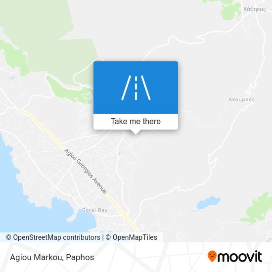 Agiou Markou map