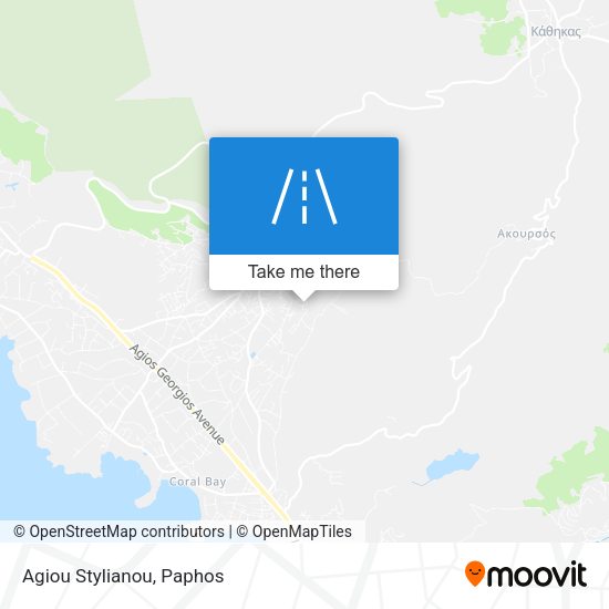 Agiou  Stylianou map