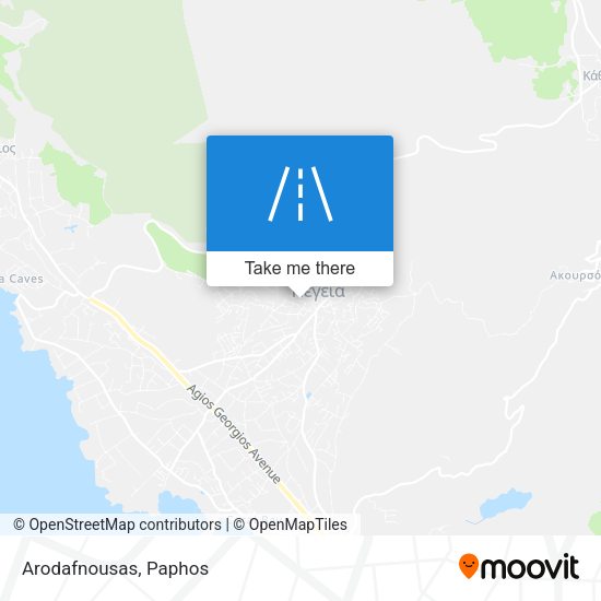 Arodafnousas map