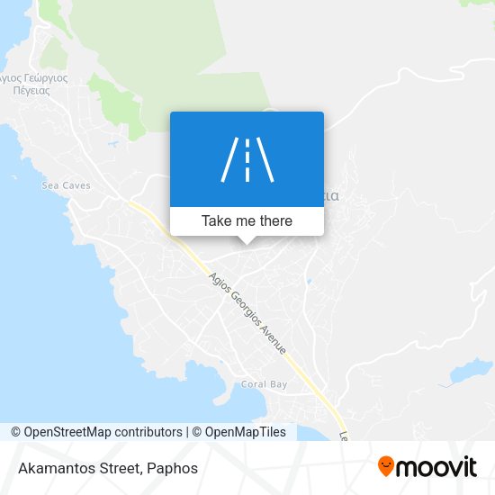 Akamantos Street map