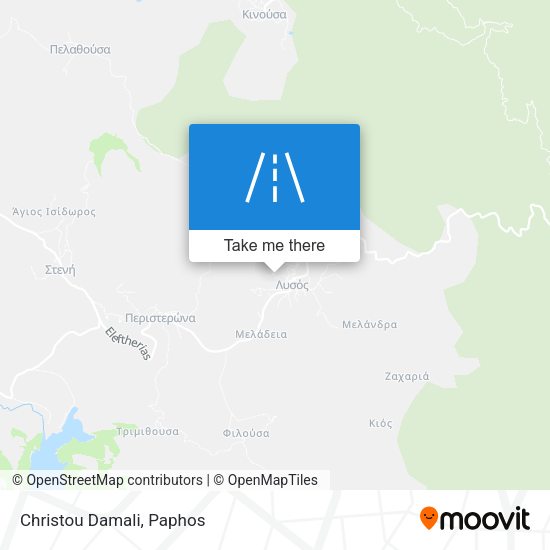 Christou Damali map