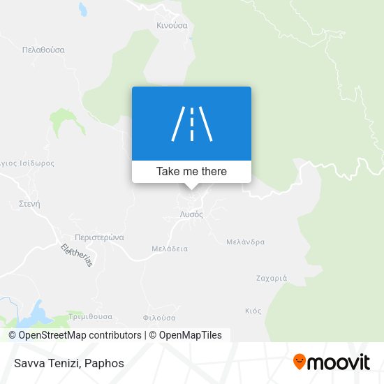Savva Tenizi map