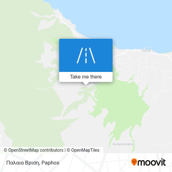 Παλαια Βριση map