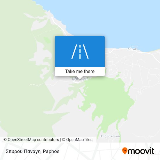Σπυρου Παναγη map