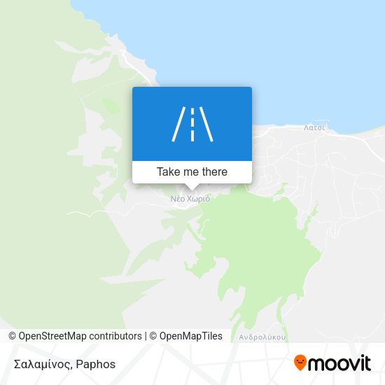 Σαλαμίνος map