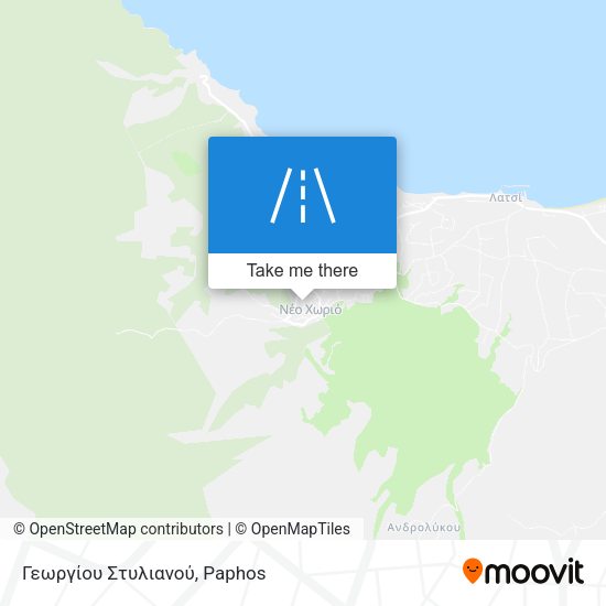 Γεωργίου Στυλιανού map