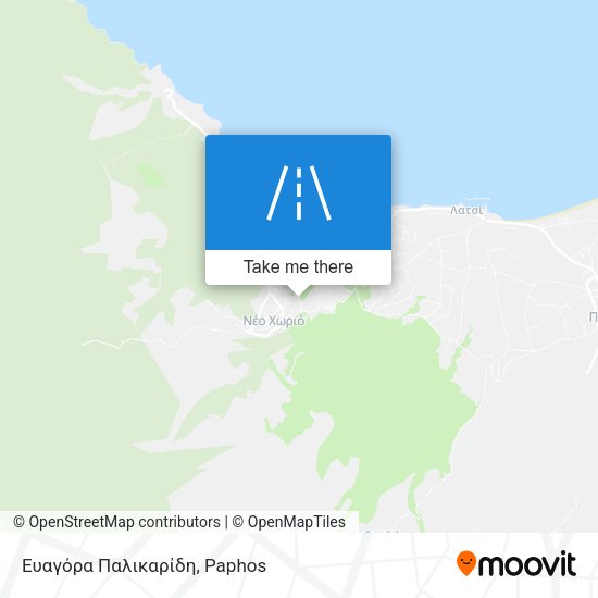 Ευαγόρα Παλικαρίδη map
