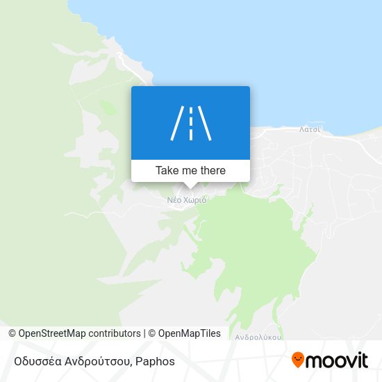 Οδυσσέα Ανδρούτσου map