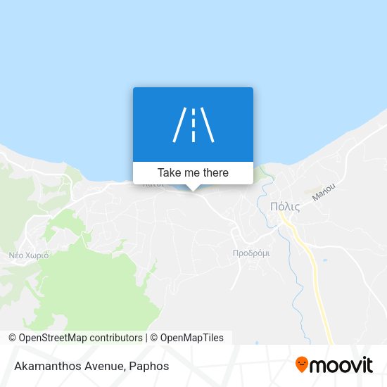 Akamanthos Avenue map