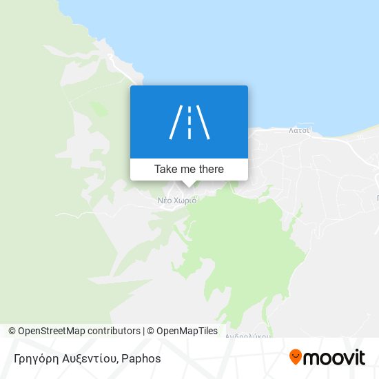 Γρηγόρη Αυξεντίου map