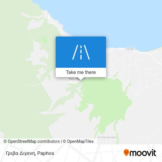 Γριβα Διγενη map