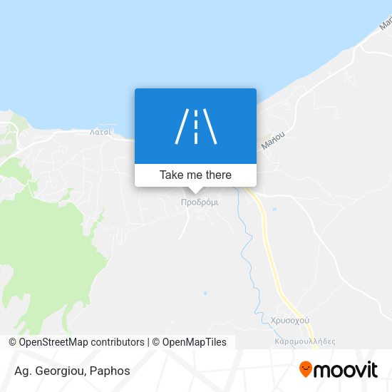 Ag. Georgiou map