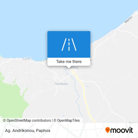 Ag. Andrikonou map