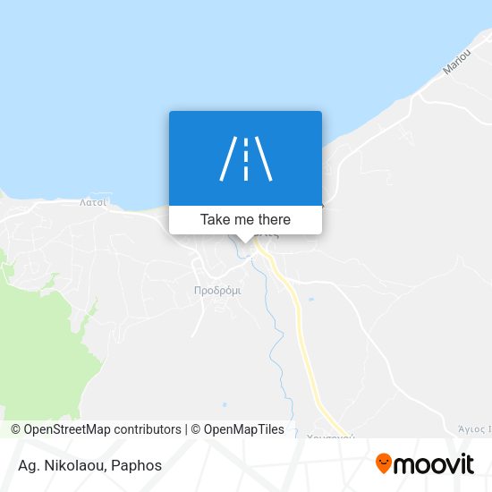 Ag. Nikolaou map