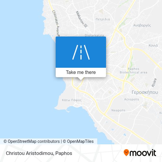 Christou Aristodimou map