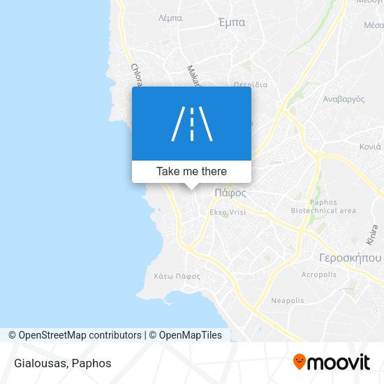 Gialousas map