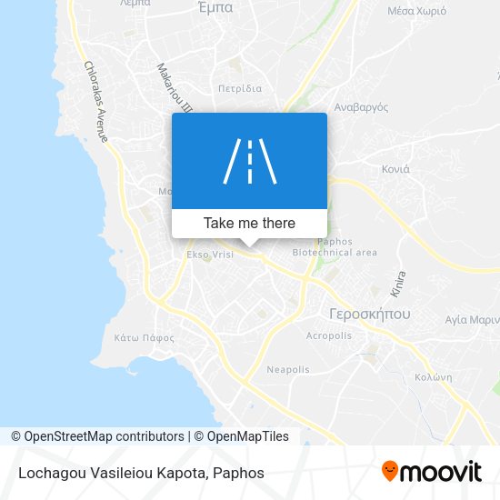 Lochagou Vasileiou Kapota map