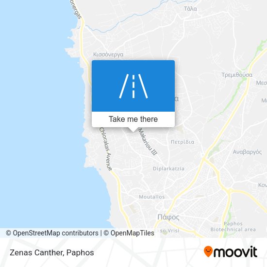 Zenas Canther map