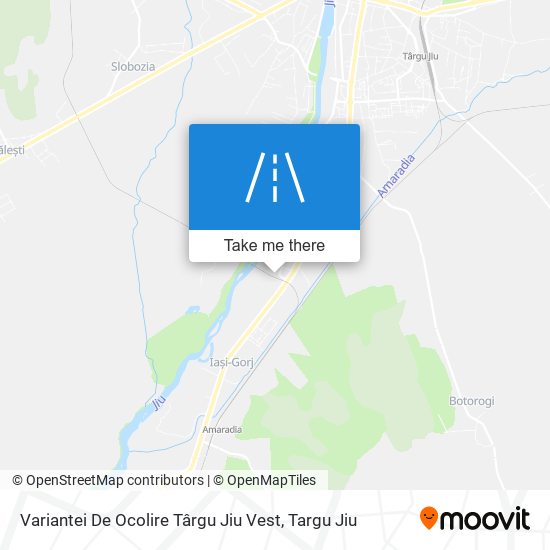 Variantei De Ocolire Târgu Jiu Vest map