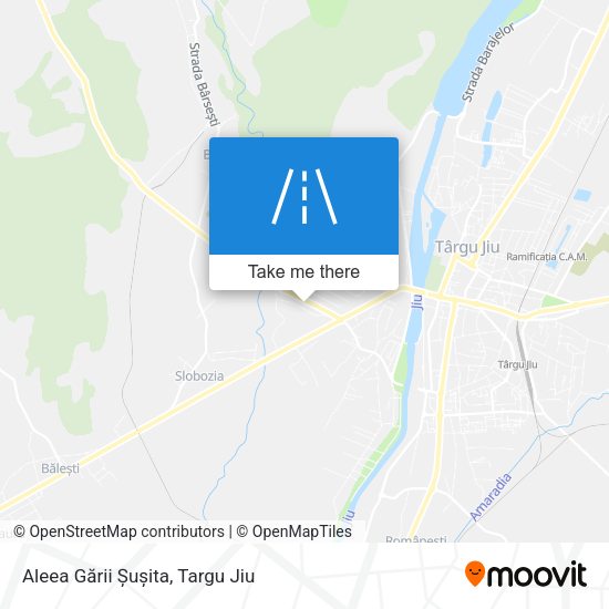Aleea Gării Șușita map