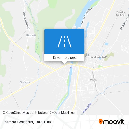 Strada Cernădia map