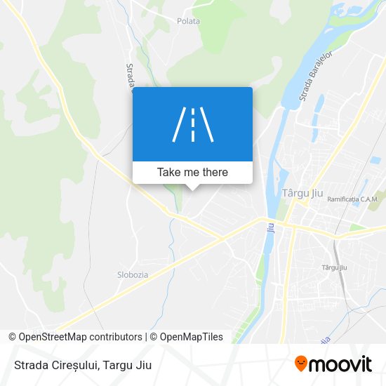 Strada Cireșului map