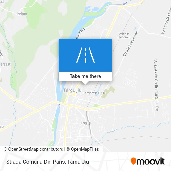 Strada Comuna Din Paris map