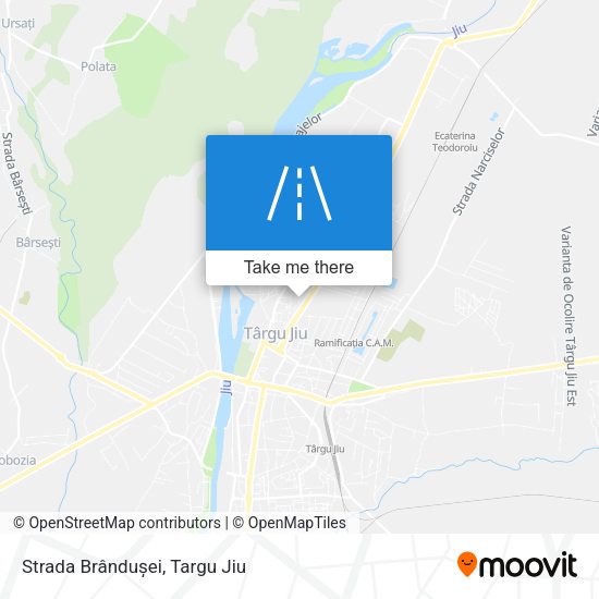 Strada Brândușei map