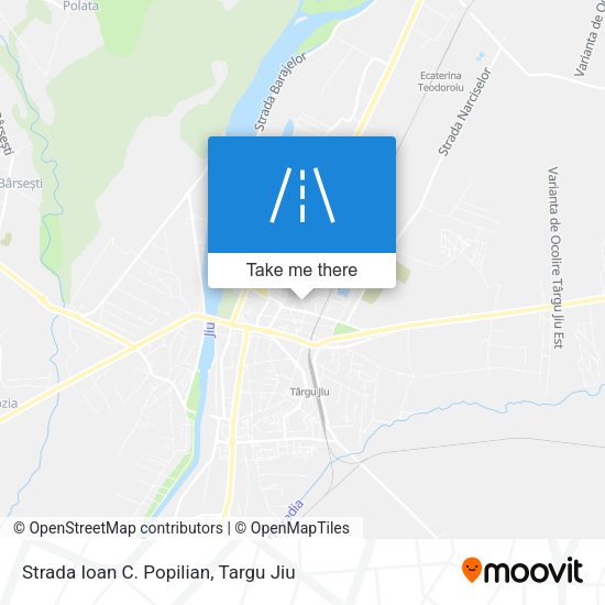 Strada Ioan C. Popilian map