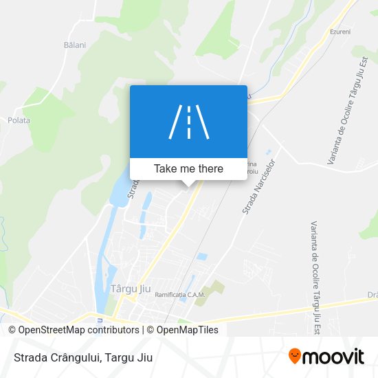 Strada Crângului map