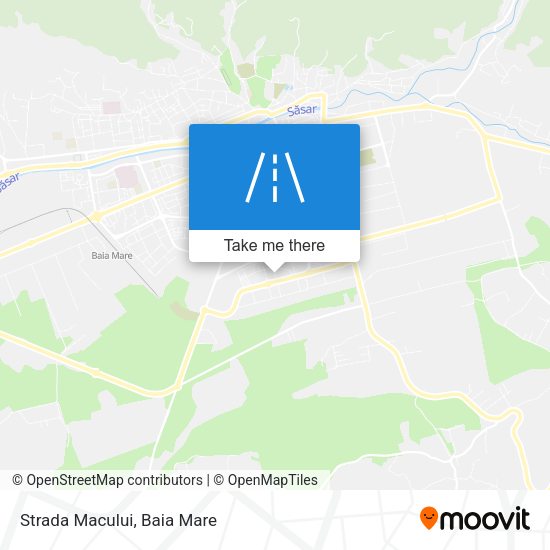 Strada Macului map