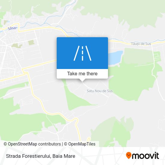 Strada Forestierului map