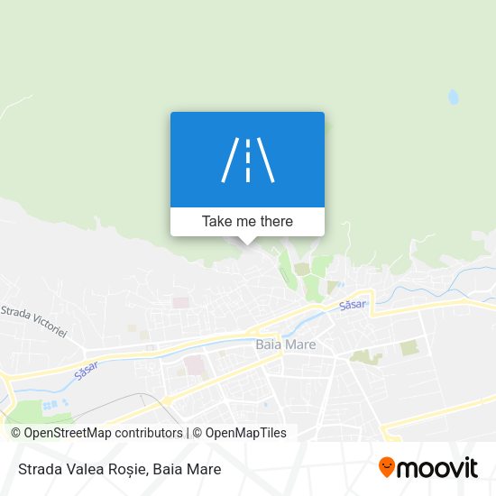 Strada Valea Roșie map