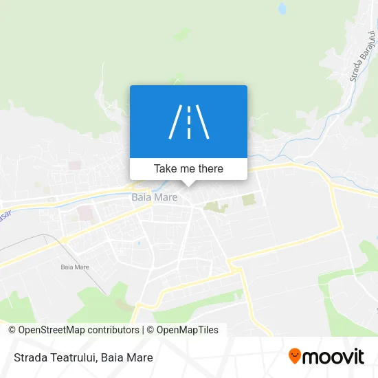 Strada Teatrului map