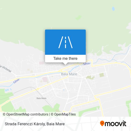 Strada Ferenczi Károly map