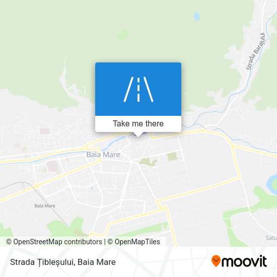 Strada Țibleșului map