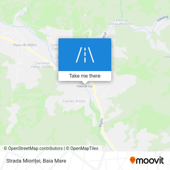 Strada Mioriței map