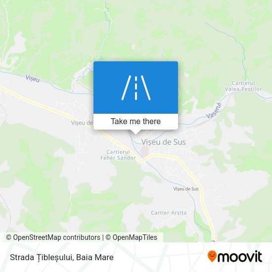 Strada Țibleșului map