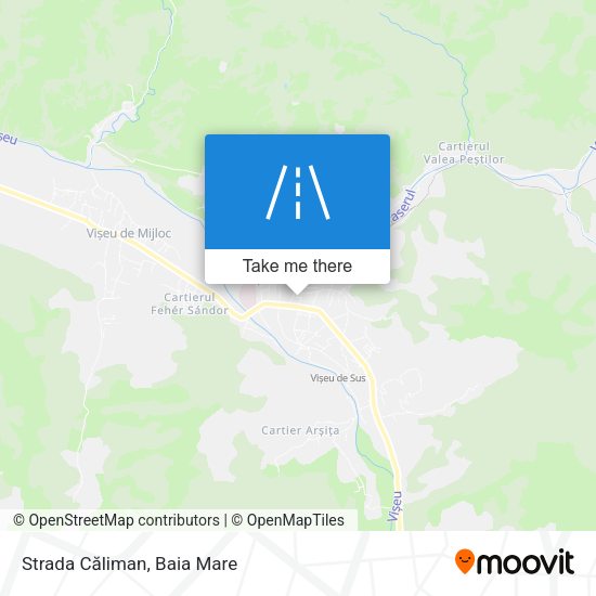 Strada Căliman map