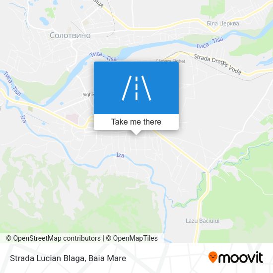 Strada Lucian Blaga map