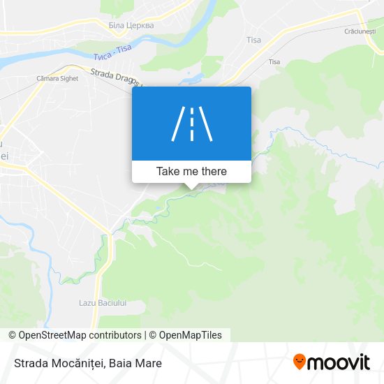 Strada Mocăniței map